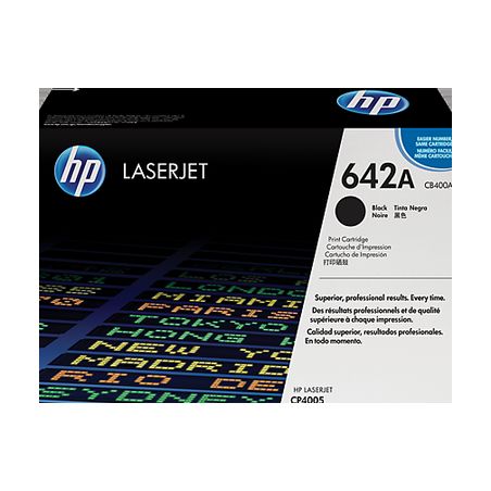 Toner original  -  HP 642A  -  negro  -  (CB400A)