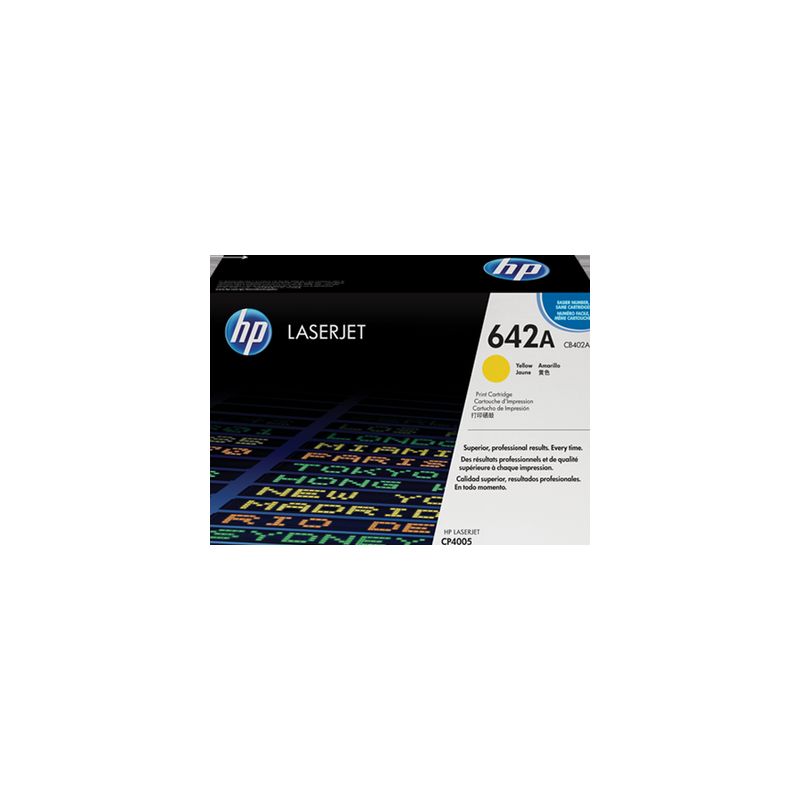 Toner original  -  HP 642A  -  amarillo  -  (CB402A)