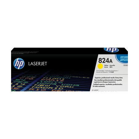 Toner original  -  HP 824A  -  amarillo  -  (CB382A)