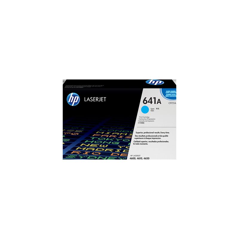 Toner original  -  HP 641A  -  cian  -  (C9721A)