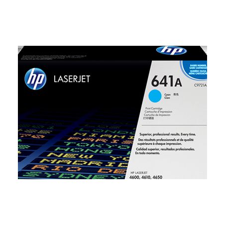 Toner original  -  HP 641A  -  cian  -  (C9721A)