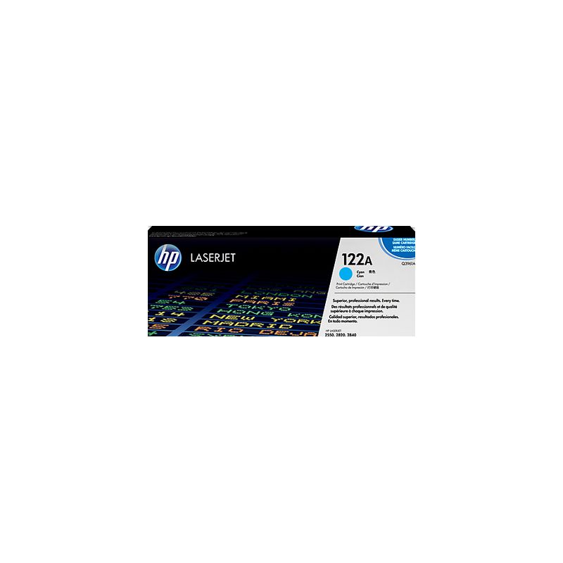 Toner original  -  HP 122A  -  cian  -  (Q3961A)