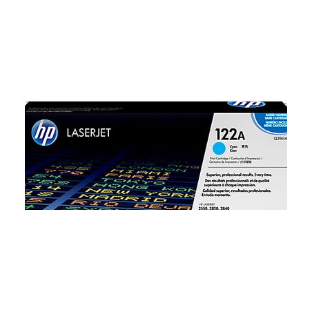 Toner original  -  HP 122A  -  cian  -  (Q3961A)