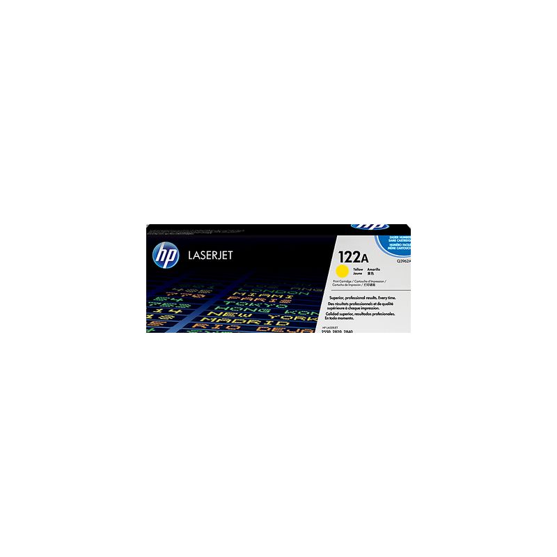 Toner original  -  HP 122A  -  amarillo  -  (Q3962A)