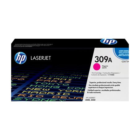 Toner original  -  HP 309A  -  magenta  -  (Q2673A)