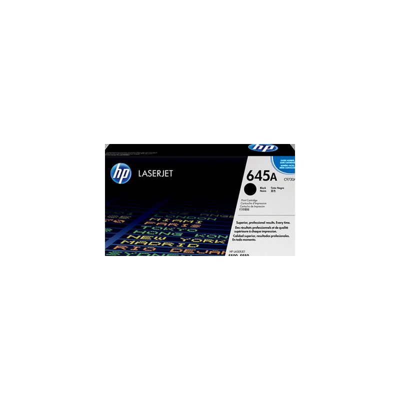 Toner original  -  HP 645A  -  negro  -  (C9730A)