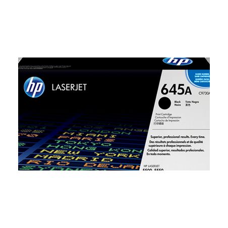 Toner original  -  HP 645A  -  negro  -  (C9730A)