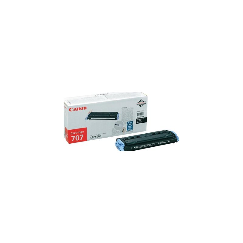 Toner original  -  CANON 707BK  -  negro  -  (9424A004)