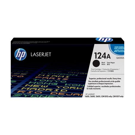Toner original  -  HP 124A  -  negro  -  (Q6000A)