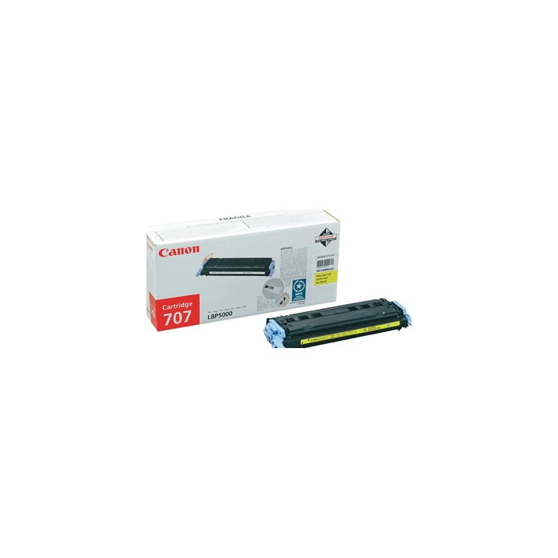 Toner original  -  CANON 707Y  -  amarillo  -  (9421A004)