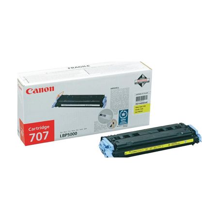Toner original  -  CANON 707Y  -  amarillo  -  (9421A004)