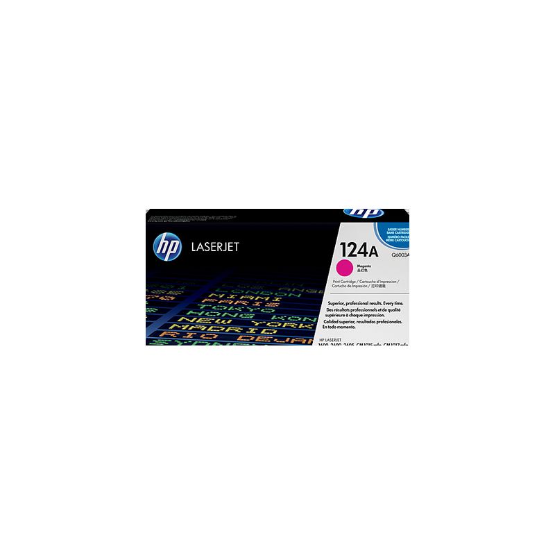 Toner original  -  HP 124A  -  magenta  -  (Q6003A)
