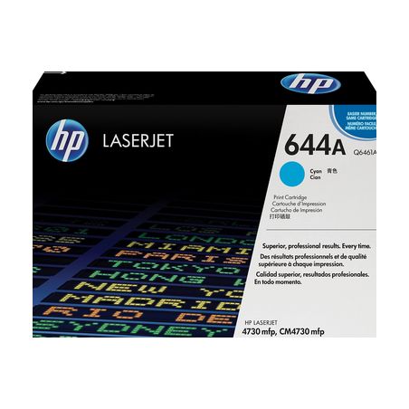 Toner original  -  HP 644A  -  cian  -  (Q6461A)