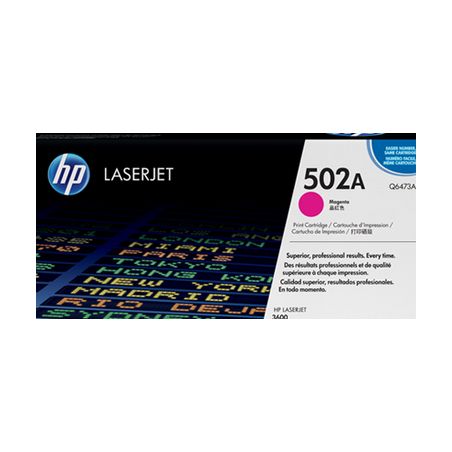 Toner original  -  HP 502A  -  magenta  -  (Q6473A)