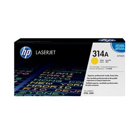 Toner original  -  HP 314A  -  amarillo  -  (Q7562A)