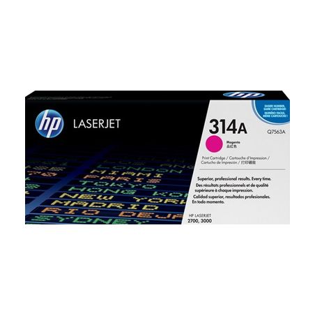Toner original  -  HP 314A  -  magenta  -  (Q7563A)