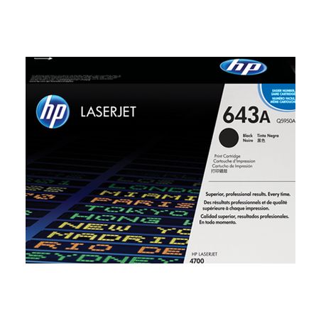 Toner original  -  HP 643A  -  negro  -  (Q5950A)