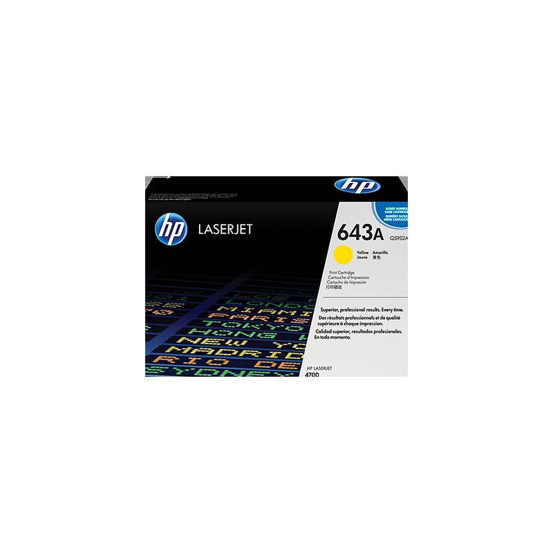 Toner original  -  HP 643A  -  amarillo  -  (Q5952A)