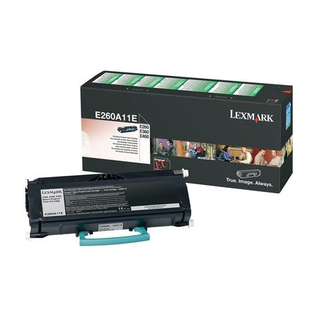 Toner original  -  LEXMARK E260A11E  -  negro  -  (E260A11E)