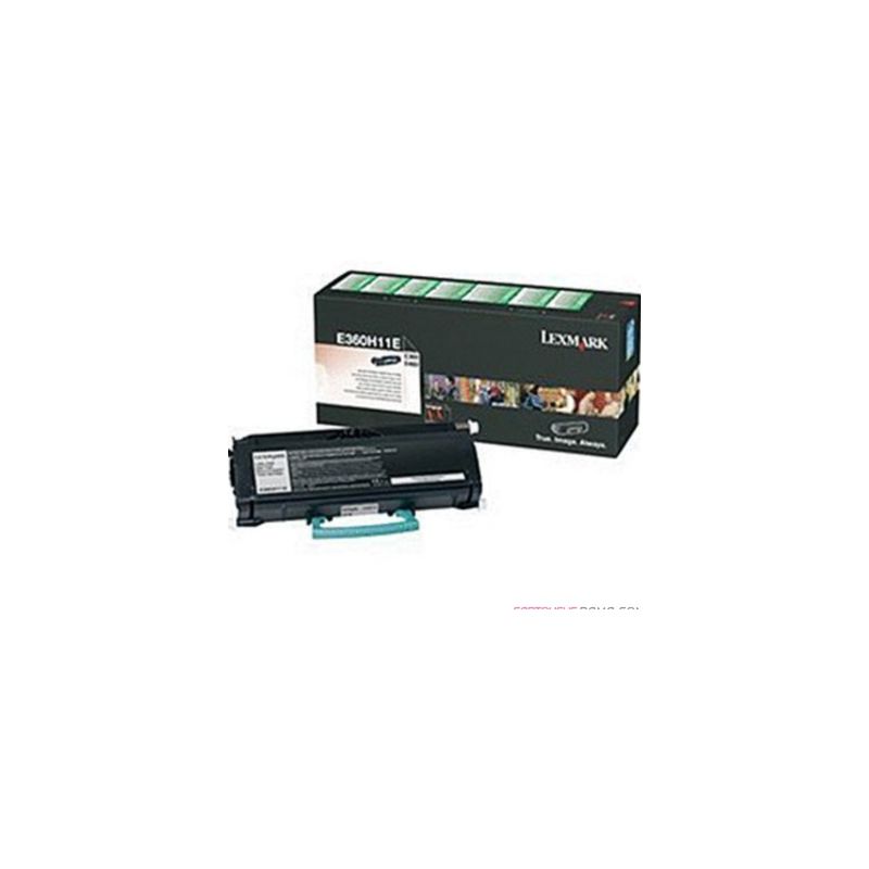 Toner original  -  LEXMARK E360H11E  -  negro  -  (E360H11E)