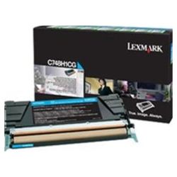 Toner original  -  LEXMARK C5240CH  -  cian  -  (C5240CH)