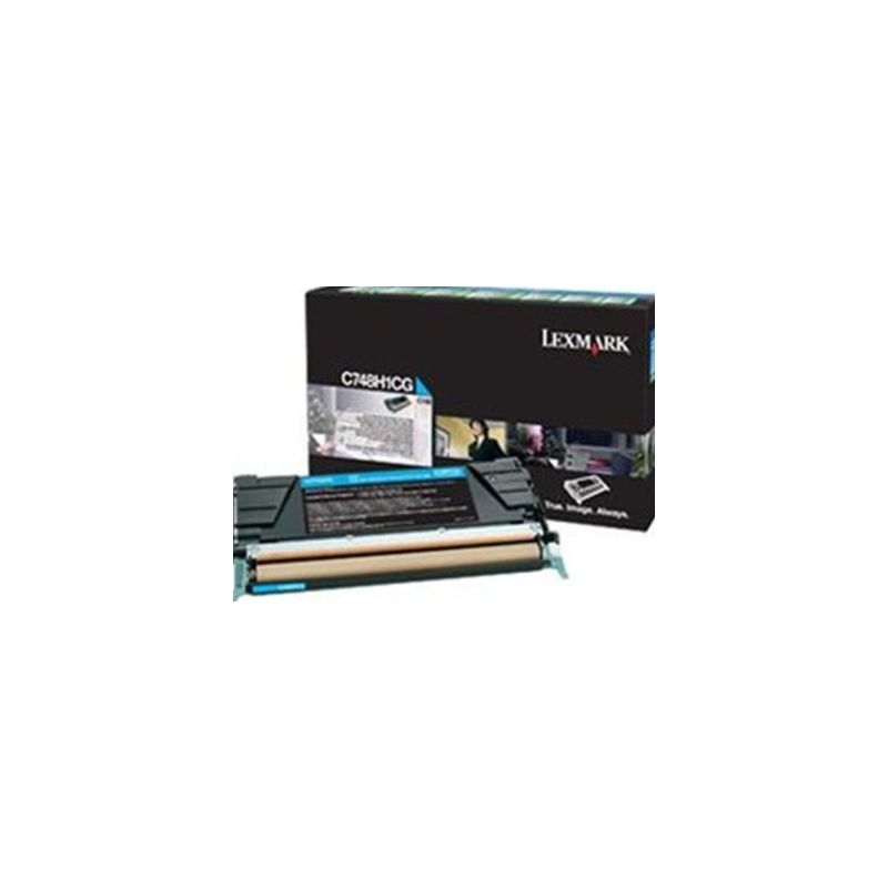 Toner original  -  LEXMARK C5240CH  -  cian  -  (C5240CH)
