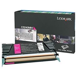 Toner original  -  LEXMARK C5240MH  -  magenta  -  (C5240MH)
