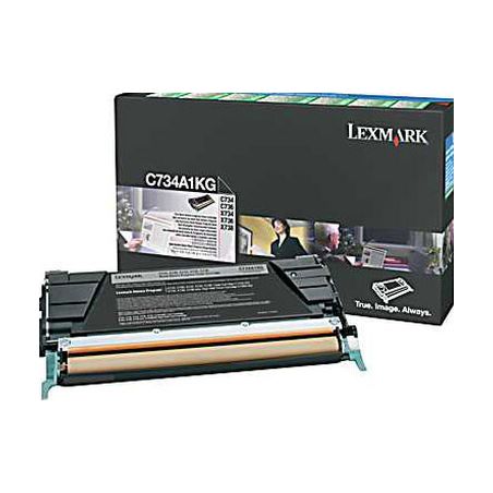 Toner original  -  LEXMARK C734A1KG  -  negro  -  (C734A1KG)
