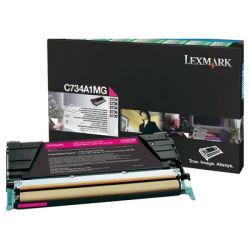 Toner original  -  LEXMARK C734A1MG  -  magenta  -  (C734A1MG)