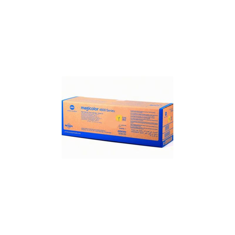 Toner original  -  KONICA MINOLTA A0DK252  -  amarillo  -  (A0DK252)