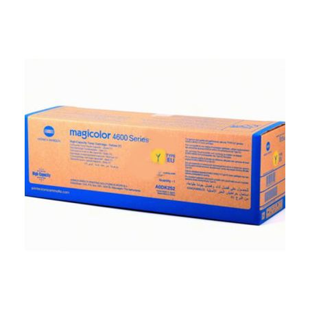 Toner original  -  KONICA MINOLTA A0DK252  -  amarillo  -  (A0DK252)