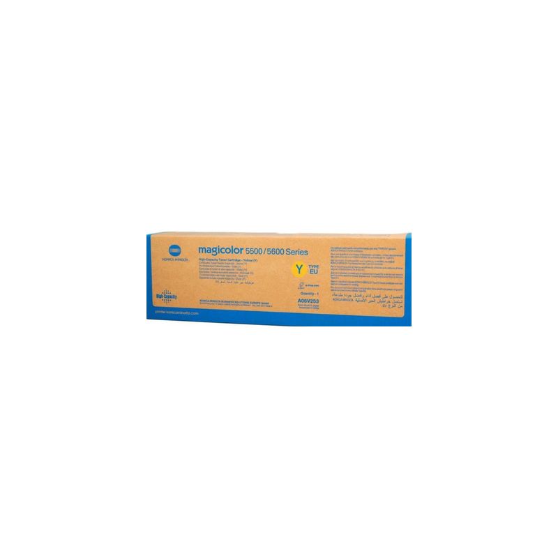 Toner original  -  KONICA MINOLTA A06V253  -  amarillo  -  (A06V253)