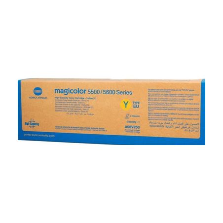 Toner original  -  KONICA MINOLTA A06V253  -  amarillo  -  (A06V253)