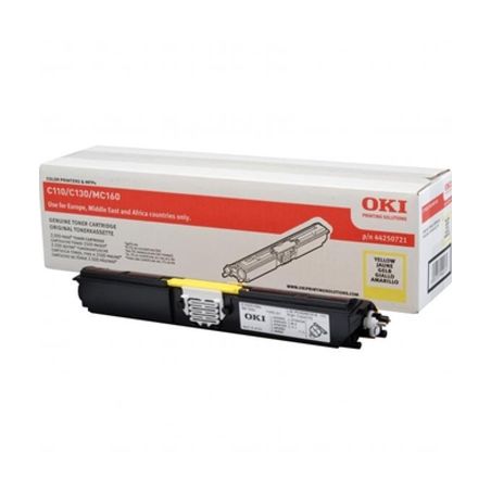 Toner original  -  OKI 44250721  -  amarillo  -  (44250721)