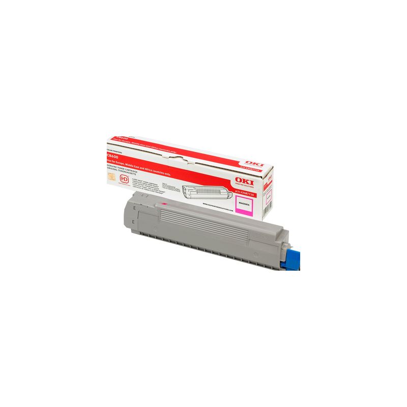 Toner original  -  OKI 43487710  -  magenta  -  (43487710)