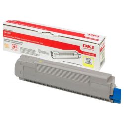 Toner original  -  OKI 43487709  -  amarillo  -  (43487709)
