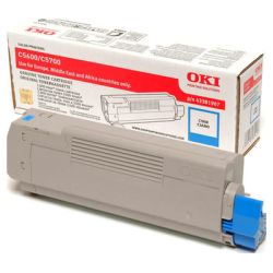 Toner original  -  OKI 43381907  -  cian  -  (43381907)