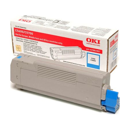 Toner original  -  OKI 43381907  -  cian  -  (43381907)
