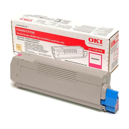 Toner original  -  OKI 43381906  -  magenta  -  (43381906)