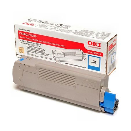 Toner original  -  OKI 43324423  -  cian  -  (43324423)