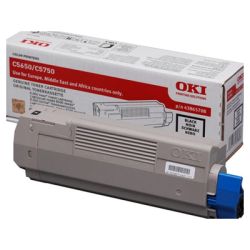 Toner original  -  OKI 43865708  -  negro  -  (43865708)