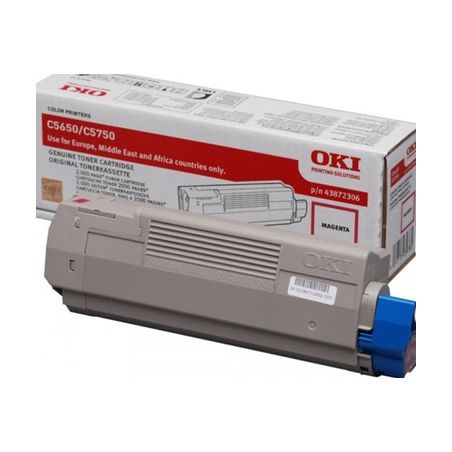 Toner original  -  OKI 43872306  -  magenta  -  (43872306)