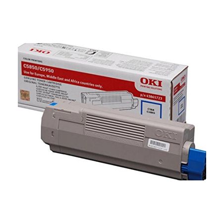 Toner original  -  OKI 43865723  -  cian  -  (43865723)