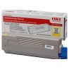 Toner original  -  OKI 43865721  -  amarillo  -  (43865721)