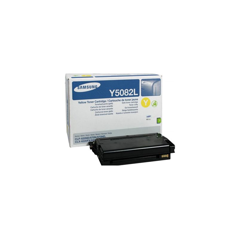 Toner original  -  SAMSUNG CLT-Y5082L  -  amarillo  -  (CLTY5082L)