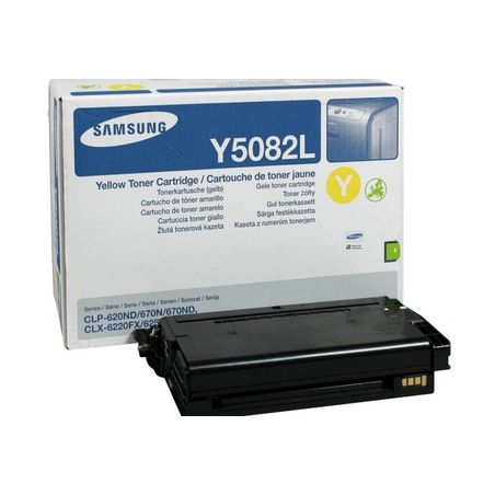 Toner original  -  SAMSUNG CLT-Y5082L  -  amarillo  -  (CLTY5082L)