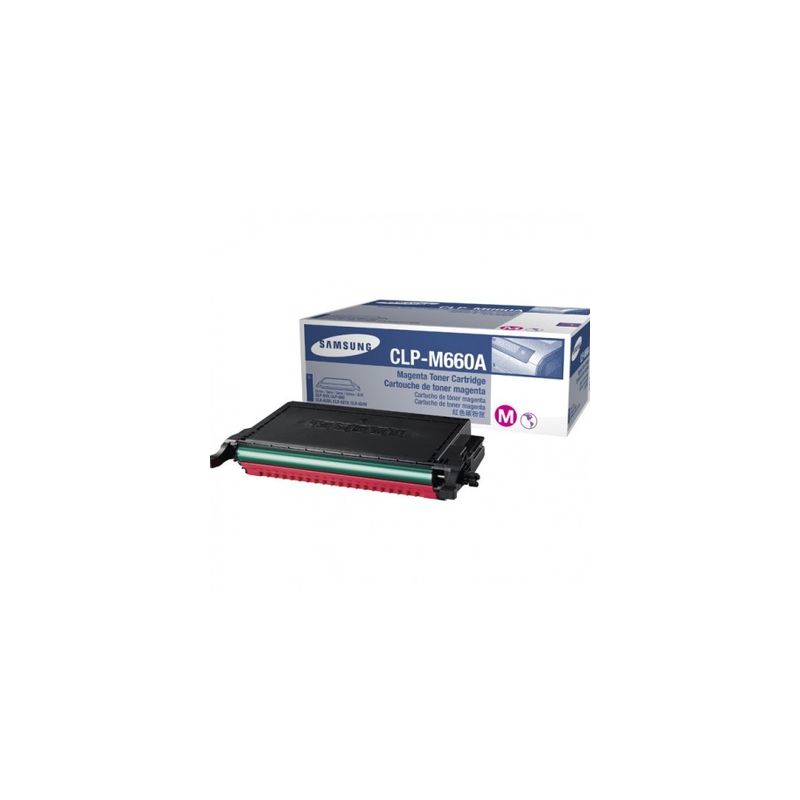 Toner original  -  SAMSUNG CLP-M660B  -  magenta  -  (CLPM660A)