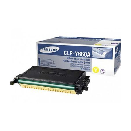 Toner original  -  SAMSUNG CLP-Y660B  -  amarillo  -  (CLPY660A)