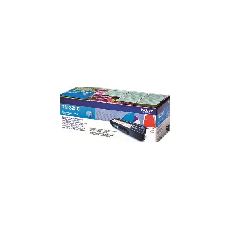 Toner original  -  BROTHER TN325C  -  cian  -  (TN-325C)