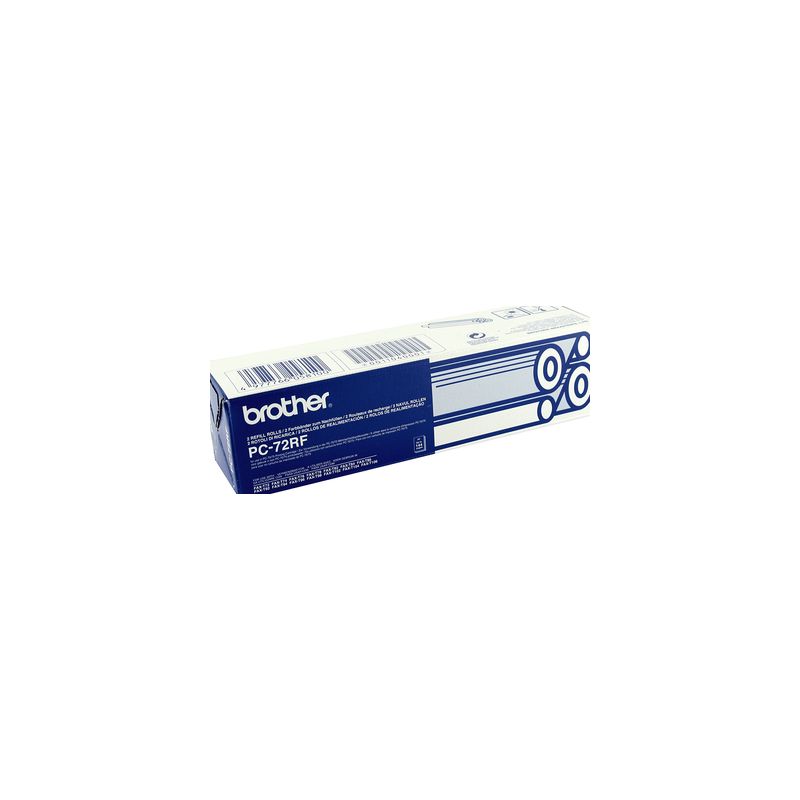 2 rollos  -  BROTHER PC72RF  -  2 negro  -  (PC-72RF)
